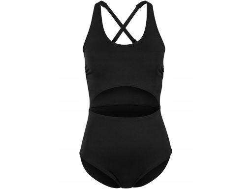 B.P.C Sexi kostium kąpielowy czarny z wycięciem 46