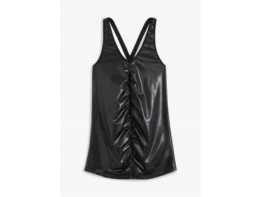 Venus koszulka nocna sexi czarna z marszczeniem r.40/42