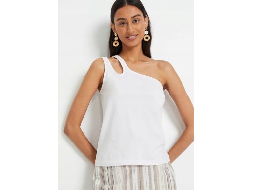 B.P.C top bawełniany na jedno ramię 52//54.