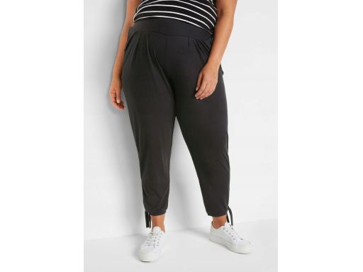 B.P.C spodnie ciążowe czarne luźne zwiewne ^48/50