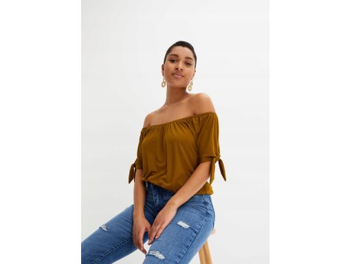 B.P.C bluzka carmen zgniła zieleń ^40/42