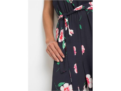 B.P.C kombinezon granatowy wzorzysty r.36