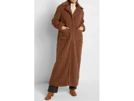 B.P.C parka damski teddy boucle ciemna zieleń khaki ^46