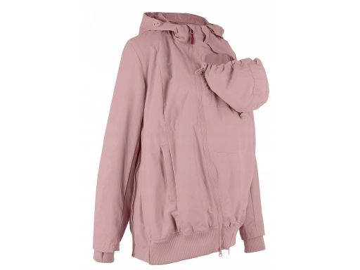 B.P.C kurtka ciążowa z panelem na dziecko pudrowy róż ^52