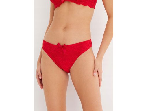 B.P.C. majtki figi koronkowe czerwone ^44/46
