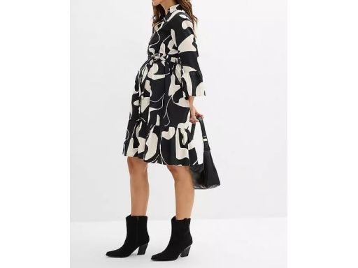 B.P.C sukienka ciążowa wzorzysta midi r.42