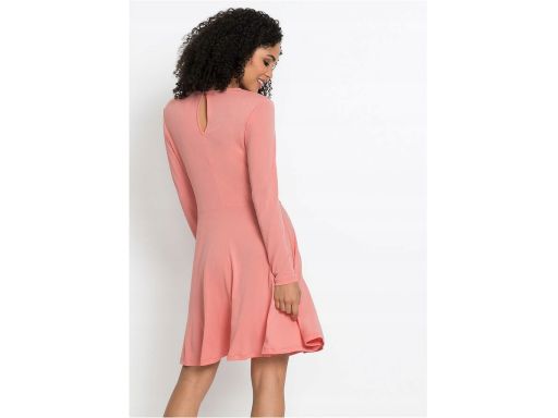 B.P.C sukienka brzoskwiniowa z wiązaniem r.36/38