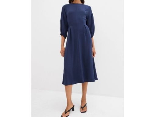 B.P.C sukienka midi granatowa r.44