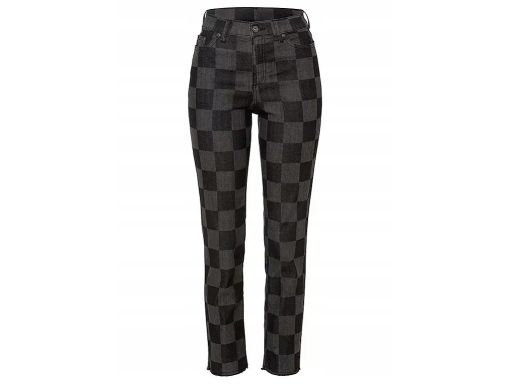 B.P.C spodnie czarno-szare w kratkę 46.