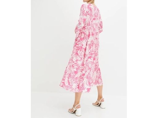B.P.C letnia sukienka we wzory midi r.44