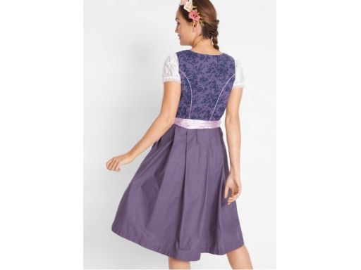 B.P.C. sukienka ludowa z fartuchem z koronki r.40