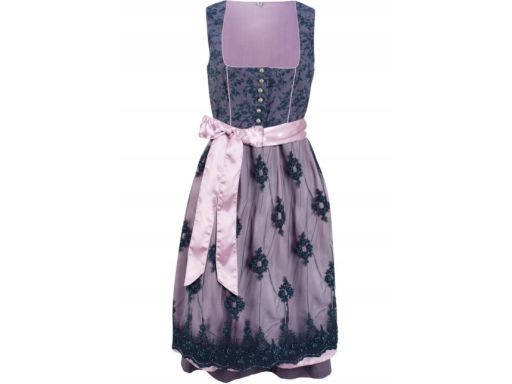 B.P.C. sukienka ludowa z fartuchem z koronki r.40