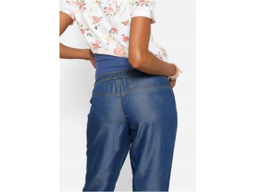 B.P.C lekkie spodnie ciążowe jeansowe cienkie ^50