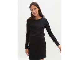 B.P.C sukienka ciążowa na ramiączka z bluzką z długim rękawem ^52/54