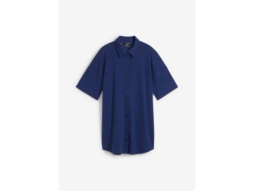 B.P.C bluzka z kołnierzykiem granatowa 36/38.