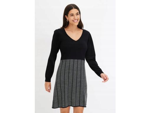 B.P.C sukienka z efektem 2w1 dzianinowa r.40/42