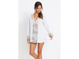 B.P.C tunika plażowa koronka 38.