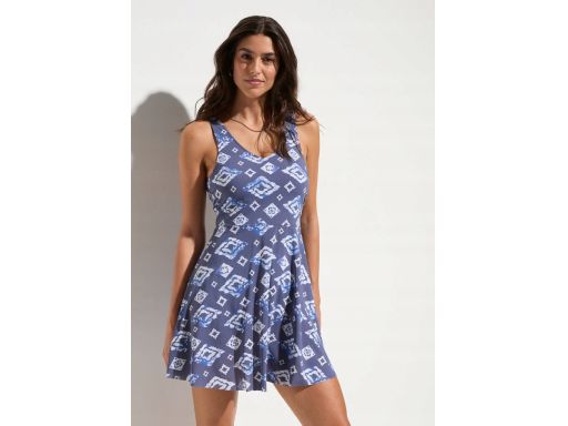 B.P.C sukienka kąpielowa niebieska we wzory r.42