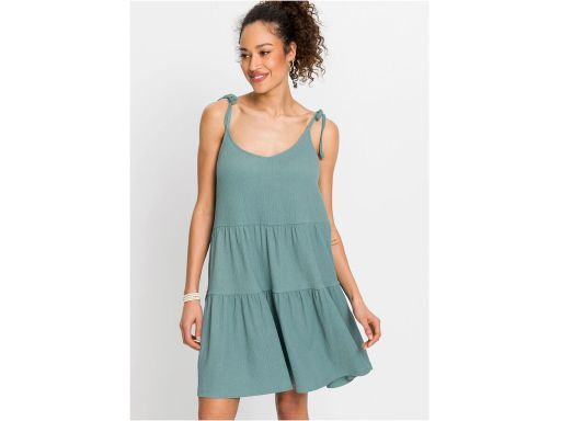 B.P.C sukienka szałwiowa z krepy r.40/42