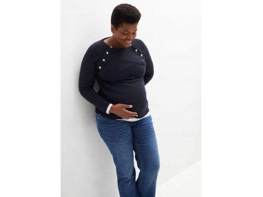 B.P.C sweter ciążowy i do karmienia granatowy r.52/54