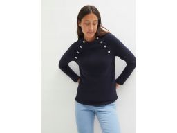 B.P.C sweter ciążowy i do karmienia granatowy r.52/54