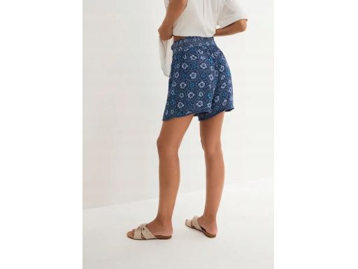 B.P.C szorty wzorzyste krepowane r.52