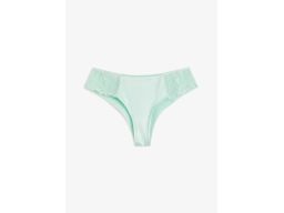 B.P.C figi brazylijskie miętowo pistacjowe z koronką ^44/46