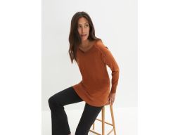 B.P.C sweter ciążowy i do karmienia brązowy r.48/50