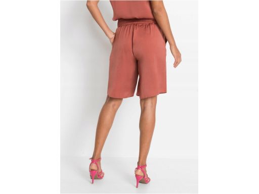 B.P.C bermudy damskie eleganckie ceglane 34.