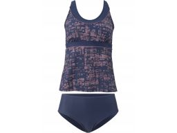 B.P.C Tankini czarno-brązowe *52