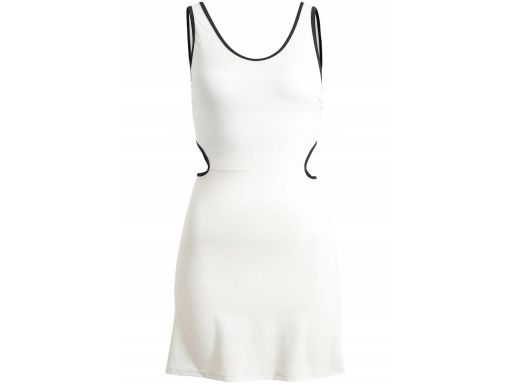 B.P.C śmietankowa sukienka kąpielowa z wycięciami ^42