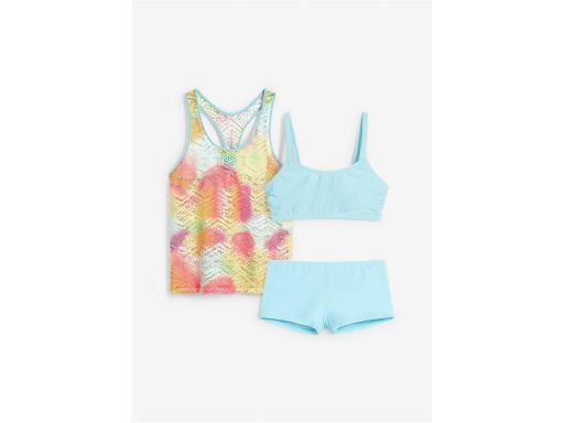 B.P.C tankini 3-elementowe top biustonosz i figi komplet 44.