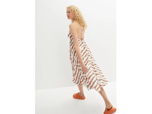 B.P.C letnia sukienka z głębokim dekoltem na plecach ^46