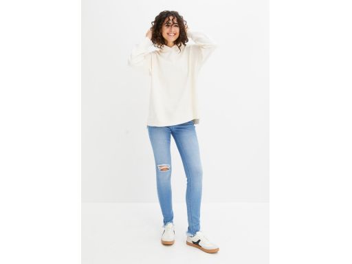 B.P.C jeansy damskie z dziurami modne 38.