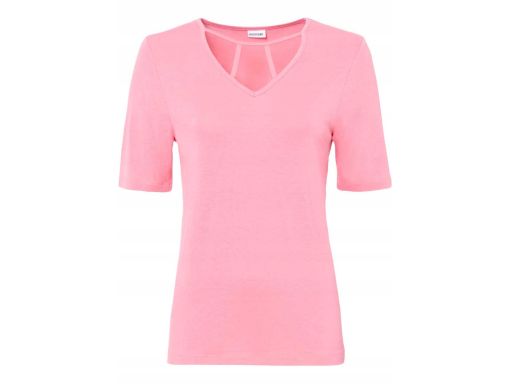 B.P.C t-shirt z wiskozy różowy 36/38.