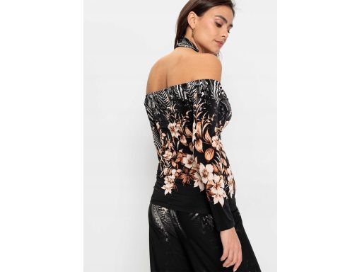 B.P.C bluzka odkryte ramiona z nadrukiem r.44/46