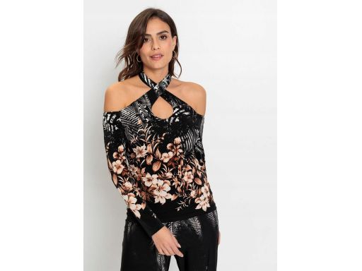 B.P.C bluzka odkryte ramiona z nadrukiem r.44/46