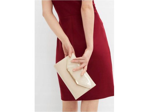 B.P.C sukienka bordowa z falbaną 40/42.