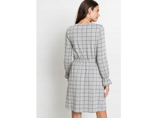 B.P.C sukienka szara w kratę 32/34.
