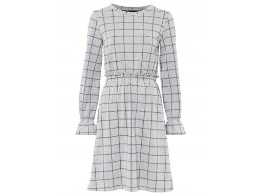 B.P.C sukienka szara w kratę 32/34.