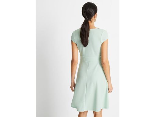 B.P.C miętowa sukienka z koronką ^32/34