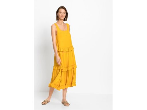 B.P.C sukienka żółta midi r.36/38
