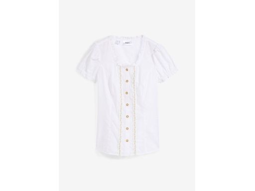 B.P.C bluzka w stylu ludowym biała r.52