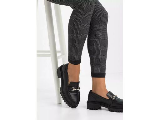 B.P.C legginsy termiczne w kratę ^40/42