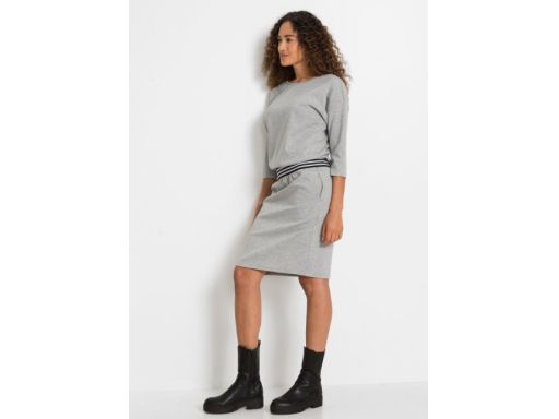 B.P.C sukienka dżersejowa szara 32/34.