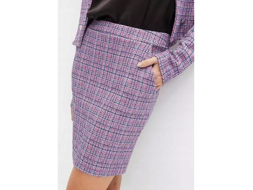 B.P.C spódnica mini z przędzy boucle ^52