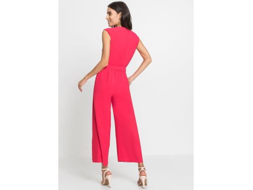 B.P.C kombinezon czerwony róż elegancki r.46