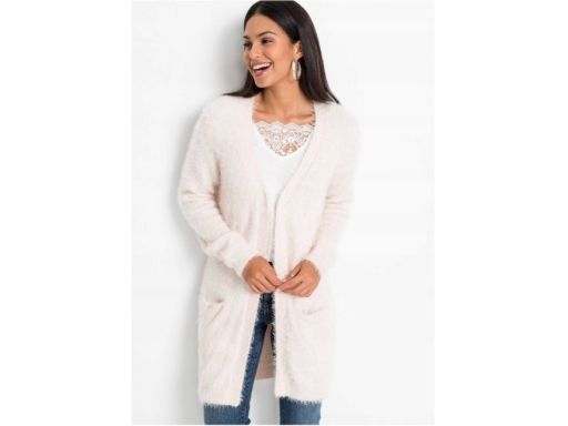 B.P.C. sweter z długim włosiem beżowy ^32/34