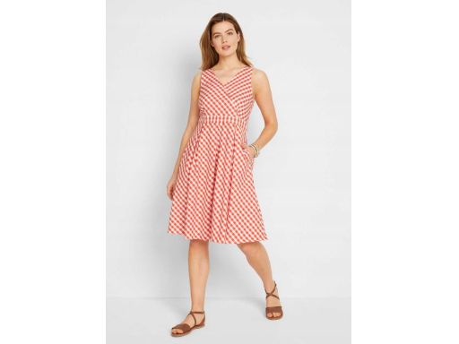 B.P.C sukienka bawełniana w kratę 36.