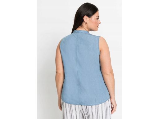 B.P.C bluzka jeansowa niebieska bez rękawów ^42